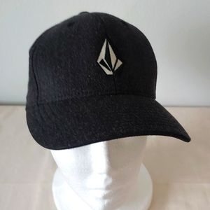 Volcom flexfit dark gray hat genuine